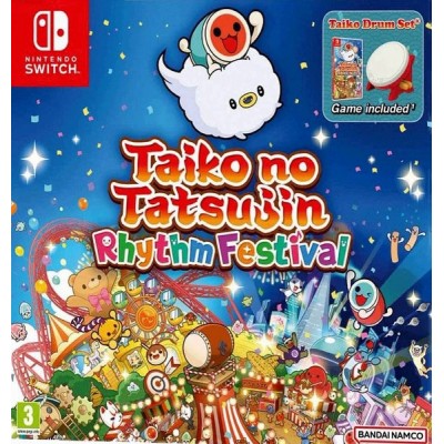 Taiko no Tatsujin Rhythm Festival Collectors Edition (игра + барабан) [Switch, английская версия]